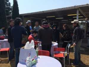 カート広場でバーベキュー